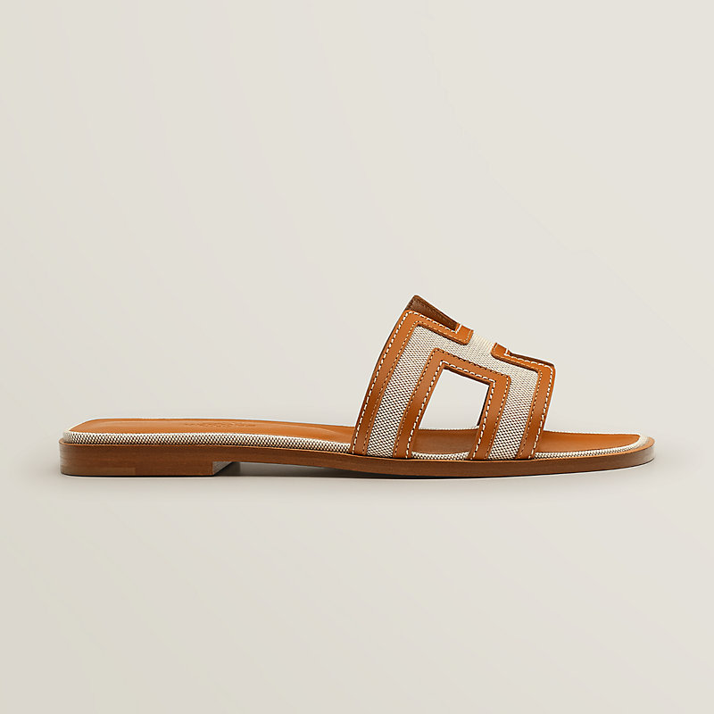 Hermes oran hot sale tan sandals